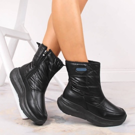 Cizme sport dama sport negru Filippo negru izolate pentru zapada 2