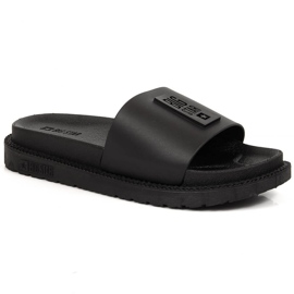 Papuci de damă negri cu platformă Big Star LL274429 negru 2