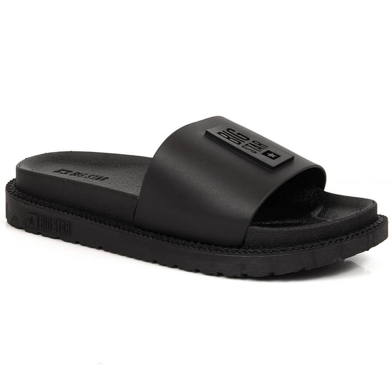 Papuci de damă negri cu platformă Big Star LL274429 negru 2