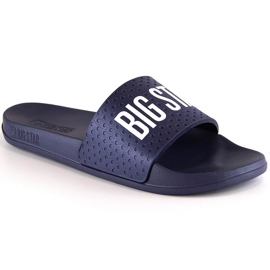 Papuci pentru tineret din spuma albastru deschis Big Star MM274714 2