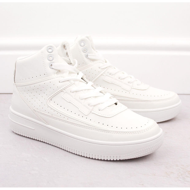 Pantofi sport izolați până la glezne pentru bărbați, alb Big Star OO174553 1