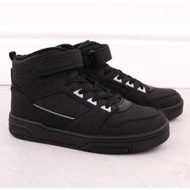 Pantofi sport negri izolați pentru copii Big Star OO374122 negru 2