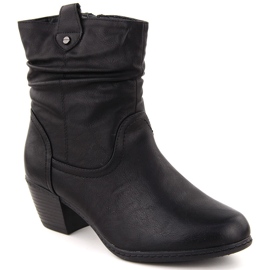 Cizme negre confortabile de dama Unisoft 7987 negru 1 Cizme negre confortabile de dama Unisoft 7987 negru 1