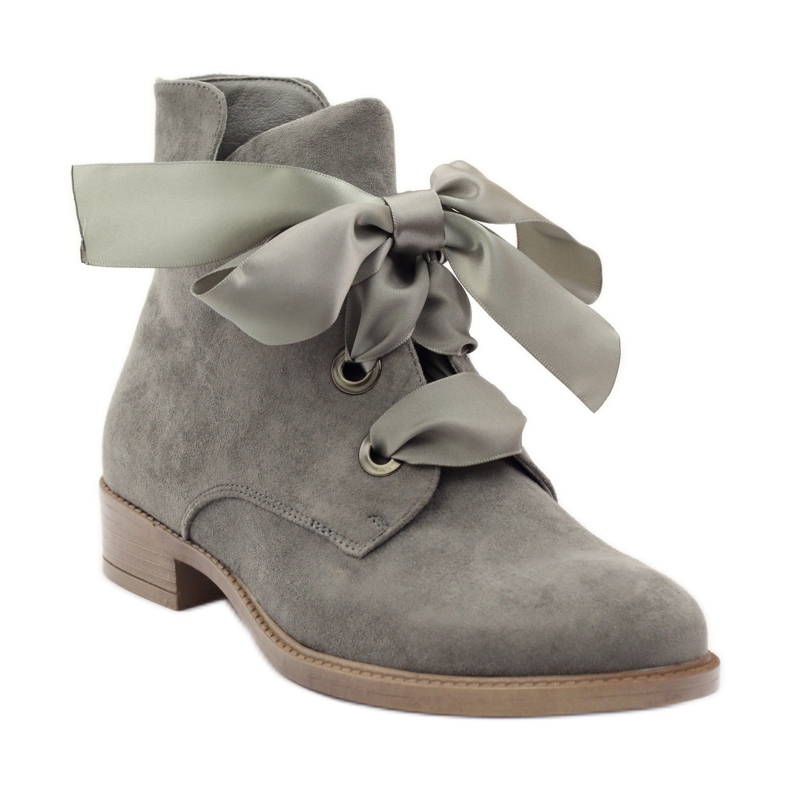 Cizme de dama Sergio Leone 300 gri 1