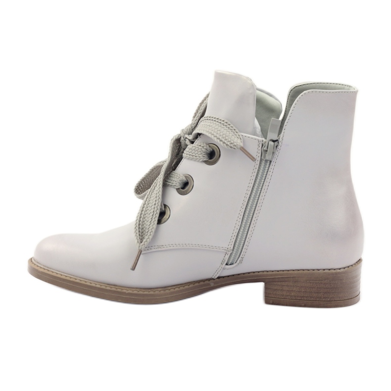 Cizme Sergio Leone 300 argintiu metalic gri 2