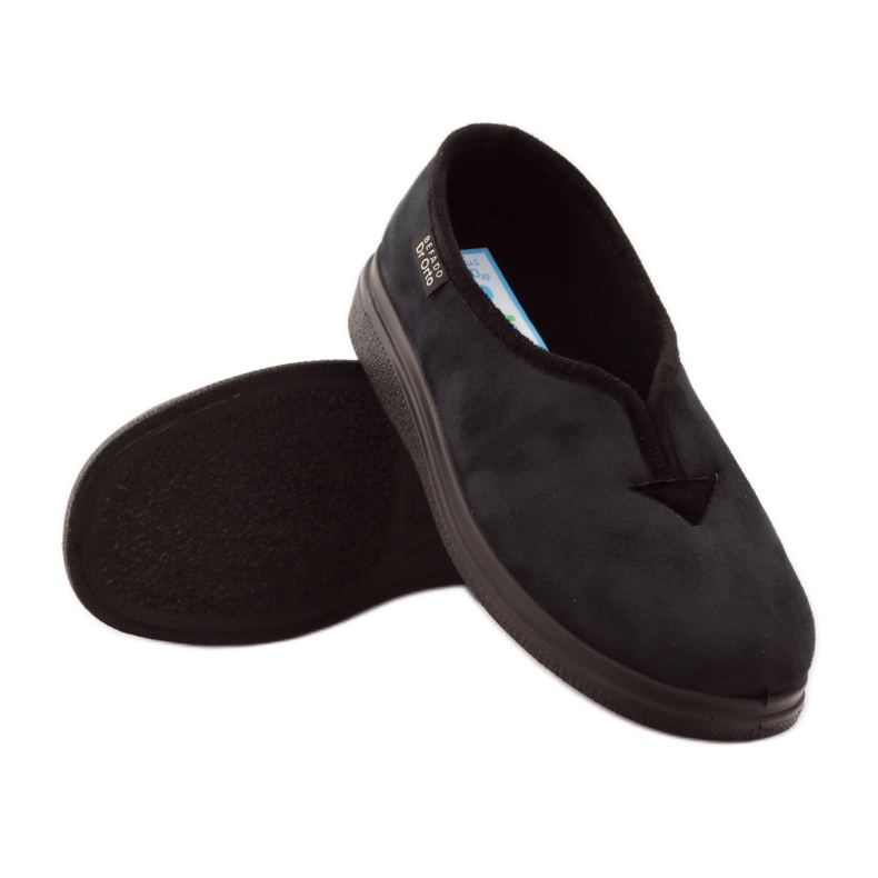 Befado pantofi dama mocasini papuci Dr.Orto negru 3