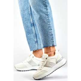 Pantofi sport dama, adidasi cu platforma, alb Y3806W 2 Pantofi sport dama, adidasi cu platforma, alb Y3806W 2