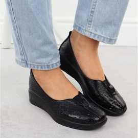 Pantofi pentru femei Slip-On OpenWork Jezzi Black RMR1840-13 negru 6