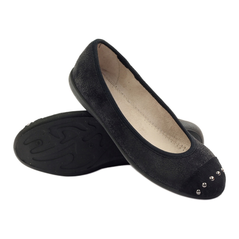 Pantofi dama Befado balerini papuci 309q015 negru 3