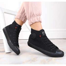 Big Star T274033 INT1826 pantofi și adidași înalți negru 7