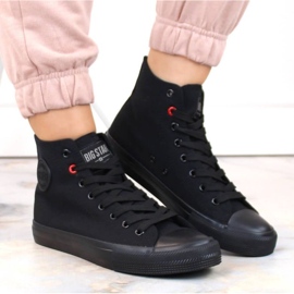 Big Star T274033 INT1826 pantofi și adidași înalți negru 9
