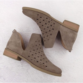 M.Daszyński Openwork Boots M. Daszyński San12a Brown maro 12