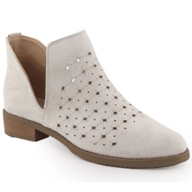 M.Daszyński Openwork Boots M. Daszyński San12b bej 12