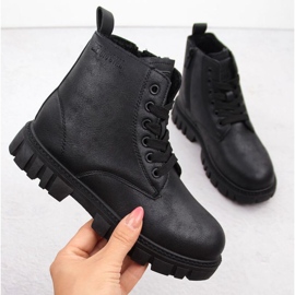 Pantofi de lucru izolați Big Star Jr OO374080 INT2039 negru 8