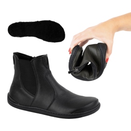 Olivier Cizme chelsea de damă desculț cu fermoar, izolate 1263, negre negru 8 Olivier Cizme chelsea de damă desculț cu fermoar, izolate 1263, negre negru 8