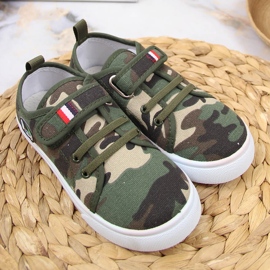 Adidasi copii Atletico velcro velcro verde 2