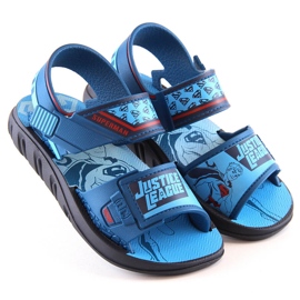 Sandale confortabile pentru baieti cu parfum albastru Superman Zaxy JJ385009 1