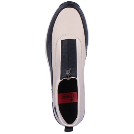 Botine dama pantofi bej Rieker N6352-60 2