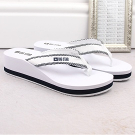 Flip-flops pentru damă, alb Big Star NN274A726 3