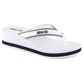 Flip-flops pentru damă, alb Big Star NN274A726 1
