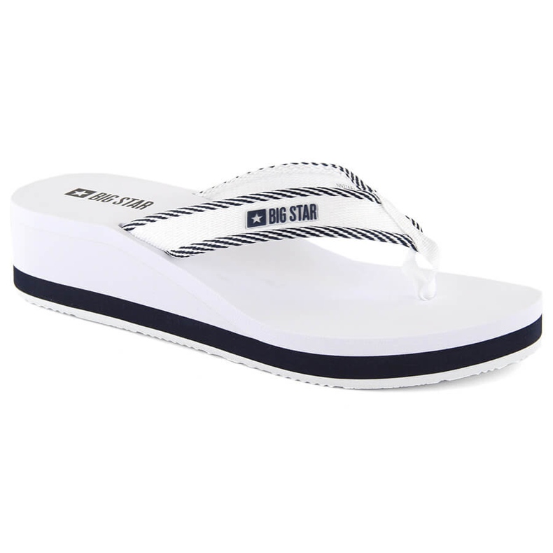 Flip-flops pentru damă, alb Big Star NN274A726 1