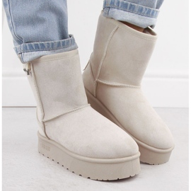 Cizme de zăpadă de damă impermeabile mukluk bej Big Star OO274897 1