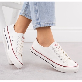 Pantofi sport albi din material textil Big Star NN274274 1 Pantofi sport albi din material textil Big Star NN274274 1