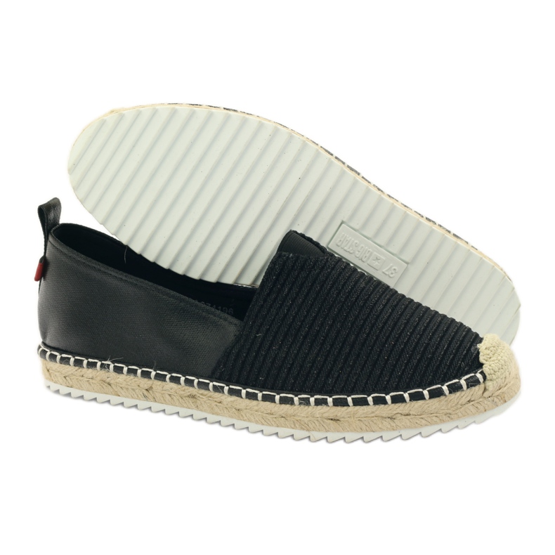 Espadrile balerini Big star 274196 negru maro 3