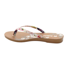 Flip-flops flori INBLU IR01 roz galben verde violet 2