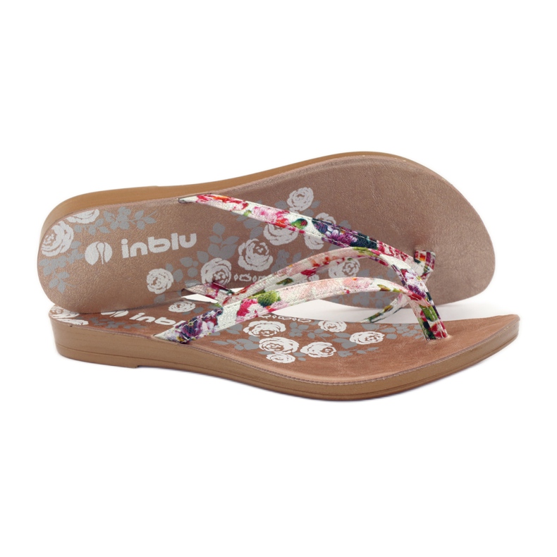 Flip-flops flori INBLU IR01 roz galben verde violet 3 Flip-flops flori INBLU IR01 roz galben verde violet 3