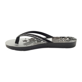 Flip-flops Inblu ME14 negru și argintiu gri 2