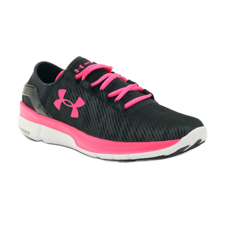 Pantofi Under Armour Speedform Turbulence Run negru roz 1