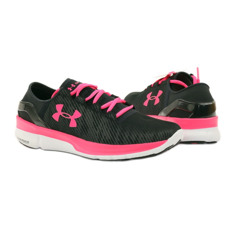 Pantofi Under Armour Speedform Turbulence Run negru roz 4