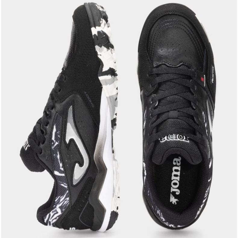Joma FS Reactiv 2501 TF FSS2501TF Pantofi de fotbal negru 1