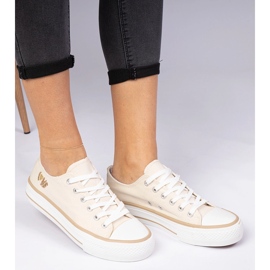 Adidași pentru femei clasice bej 2