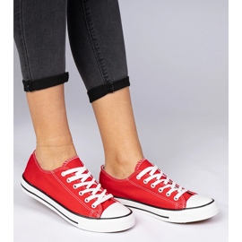 Adidași roșii pentru femei clasice roșu 2 Adidași roșii pentru femei clasice roșu 2