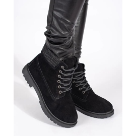 Original Walkman Shoes Cizme negre din piele negru 2