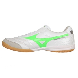 Pantofi de fotbal Mizuno Morelia Sala Elite în Q1GA251237 alb 1 Pantofi de fotbal Mizuno Morelia Sala Elite în Q1GA251237 alb 1