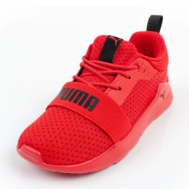 PUMA WIRED RUN 374217 05 Pantofi roșu 2