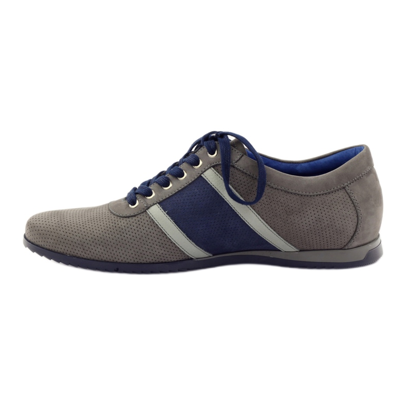 Pantofi sport gri Badura 3360 albastru marin 2