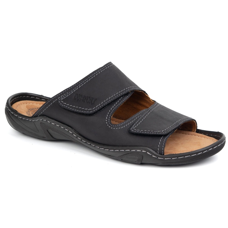Olivier Flip Flip Flip Flip Flops 0048 Negru Nubuk 1