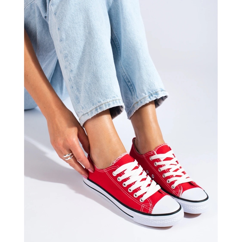 Adidași roșii roșu 2