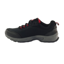 American Club Pantofi sport softshell americani 1775 pentru femei negru roșu 2