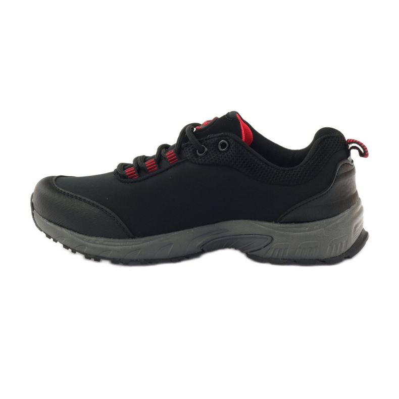 American Club Pantofi sport softshell americani 1775 pentru femei negru roșu 2