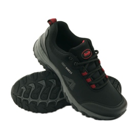 American Club Pantofi sport softshell americani 1775 pentru femei negru roșu 3