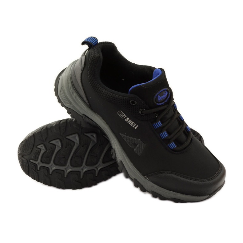 American Club Softshell sport american 1775 negru albastru 3