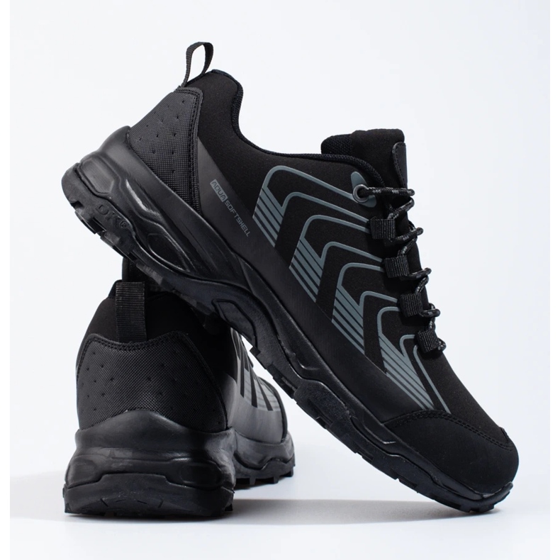 Pantofi de trekking pentru bărbați Dk Softshell negru 1