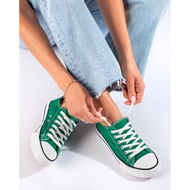 Adidasi clasici verzi de dama verde 2 Adidasi clasici verzi de dama verde 2