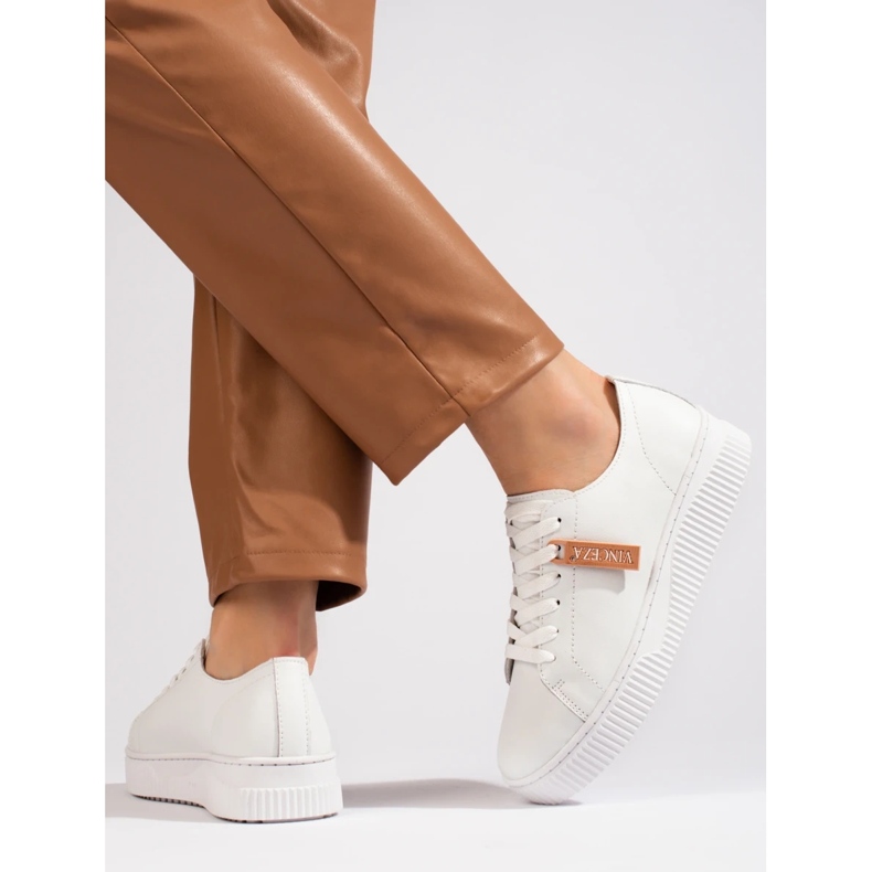 Vinceza Tenisori clasici albi de la Vincez 2