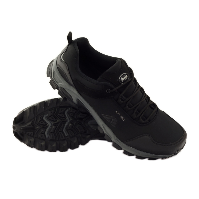 American Club Sport american softshell impermeabil negru 3